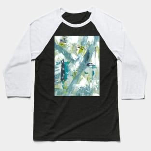 Art Acrylic artwork abstract Blue Baseball T-Shirt